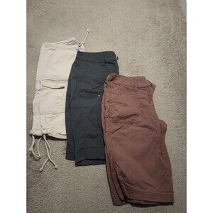 3 Pair Prana Womens Size 6 Shorts